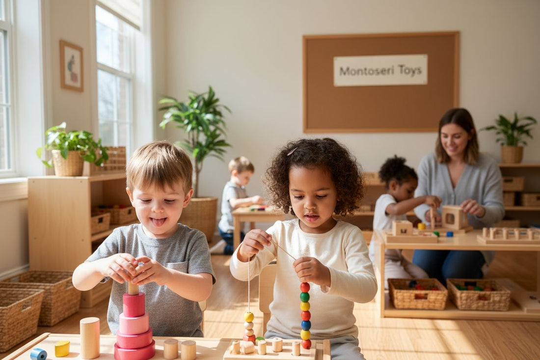 children Montessori toys classroom