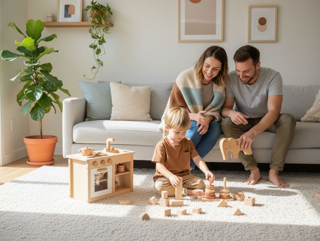 wooden toys family