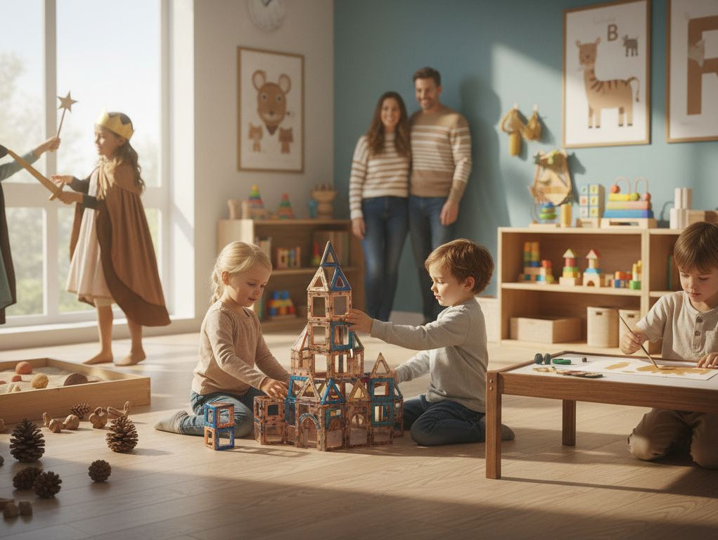 creative playroom scene