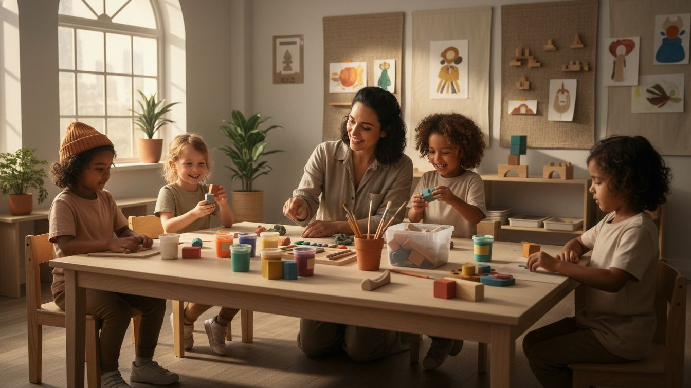 children creative classroom