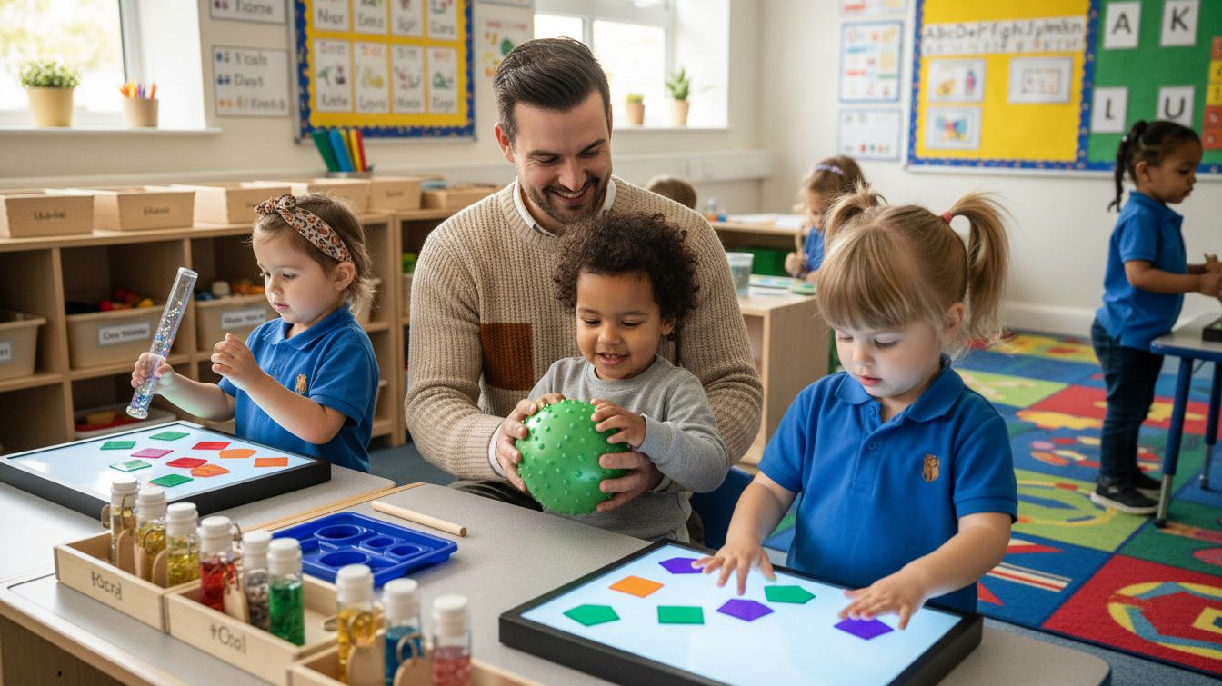 sensory play classroom