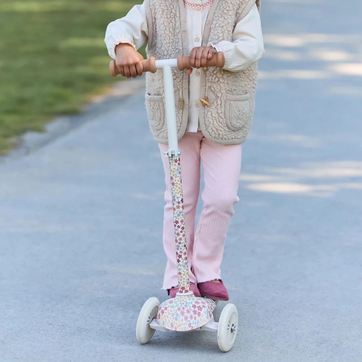 Little Dutch Scooter - White – scooters. for children, available at Learning Bugs UK