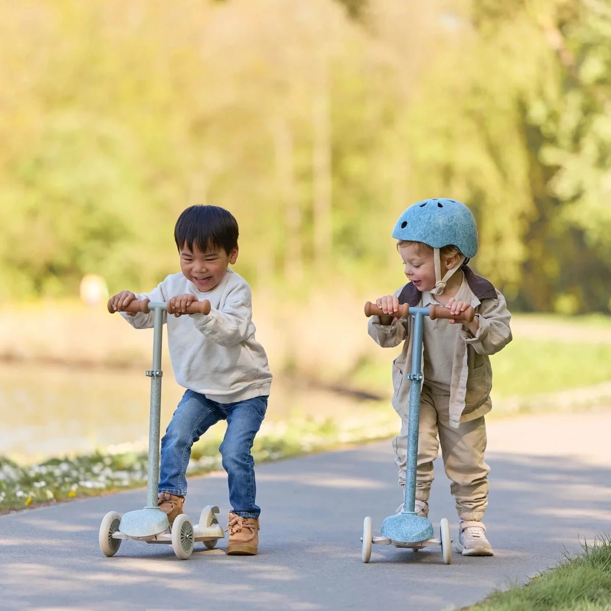 Little Dutch Scooter - Green – Scooters for children, available at Learning Bugs UK
