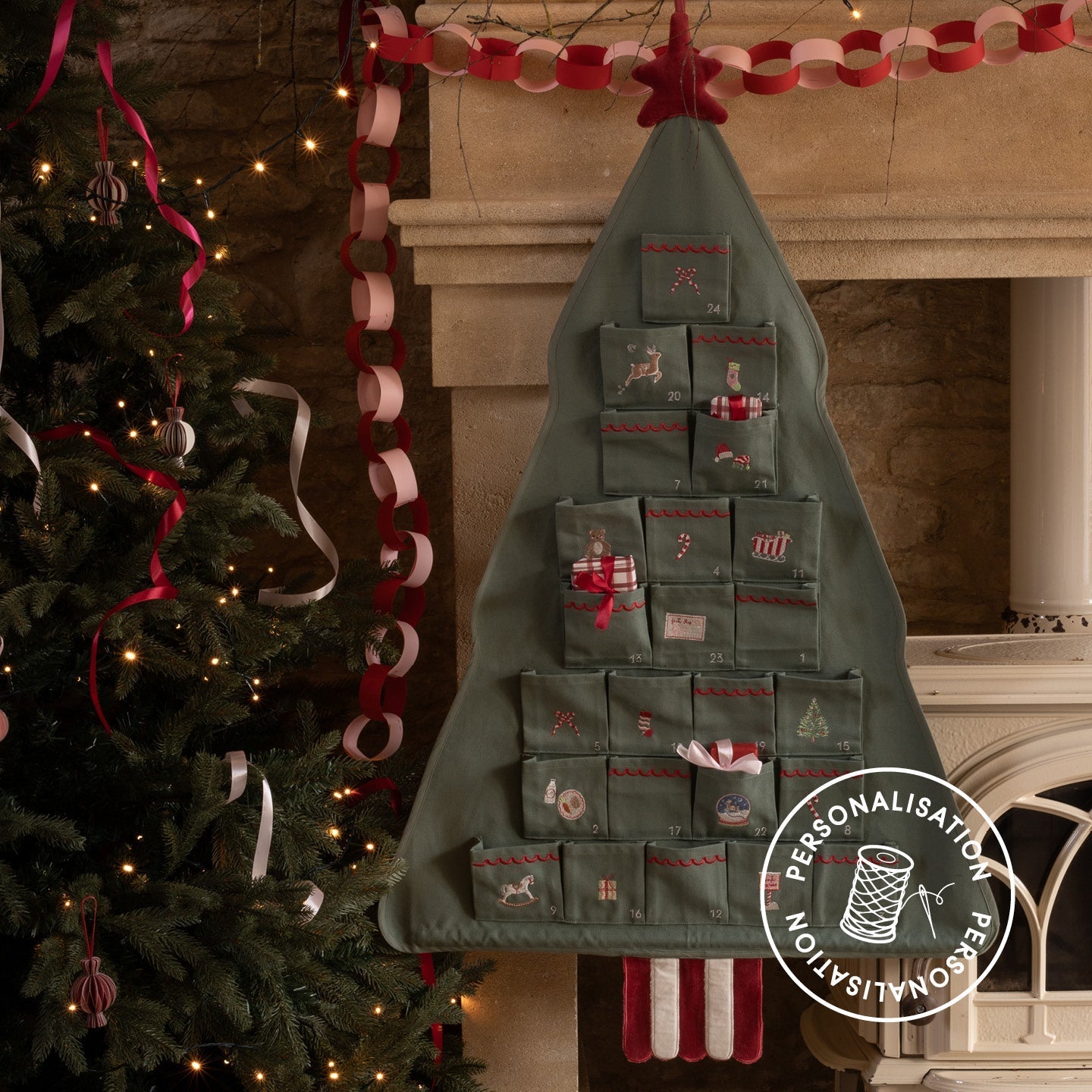 Fabric Advent Calendar - Christmas Tree
