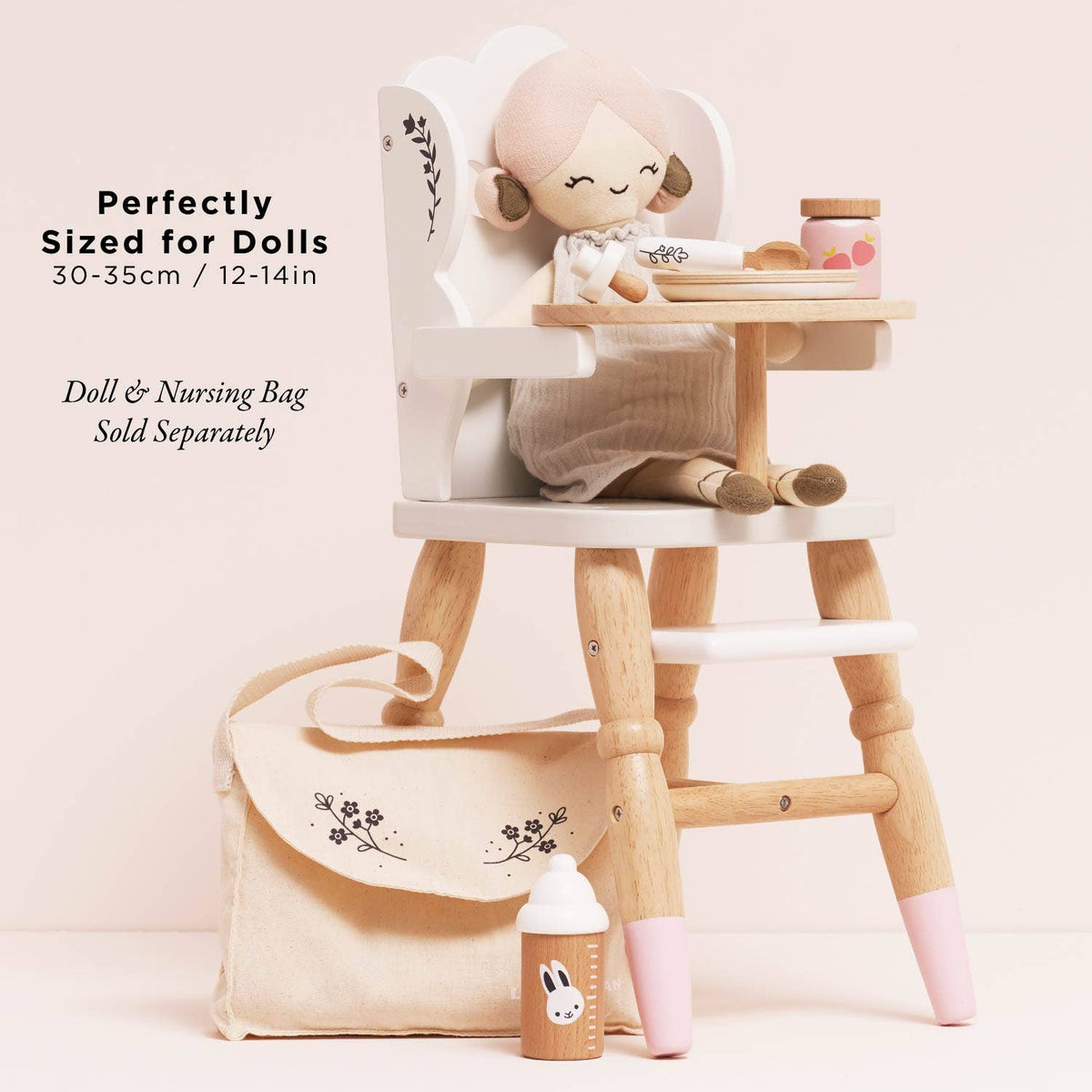Le Toy Van wooden dolls high chair, photo 4 of 8