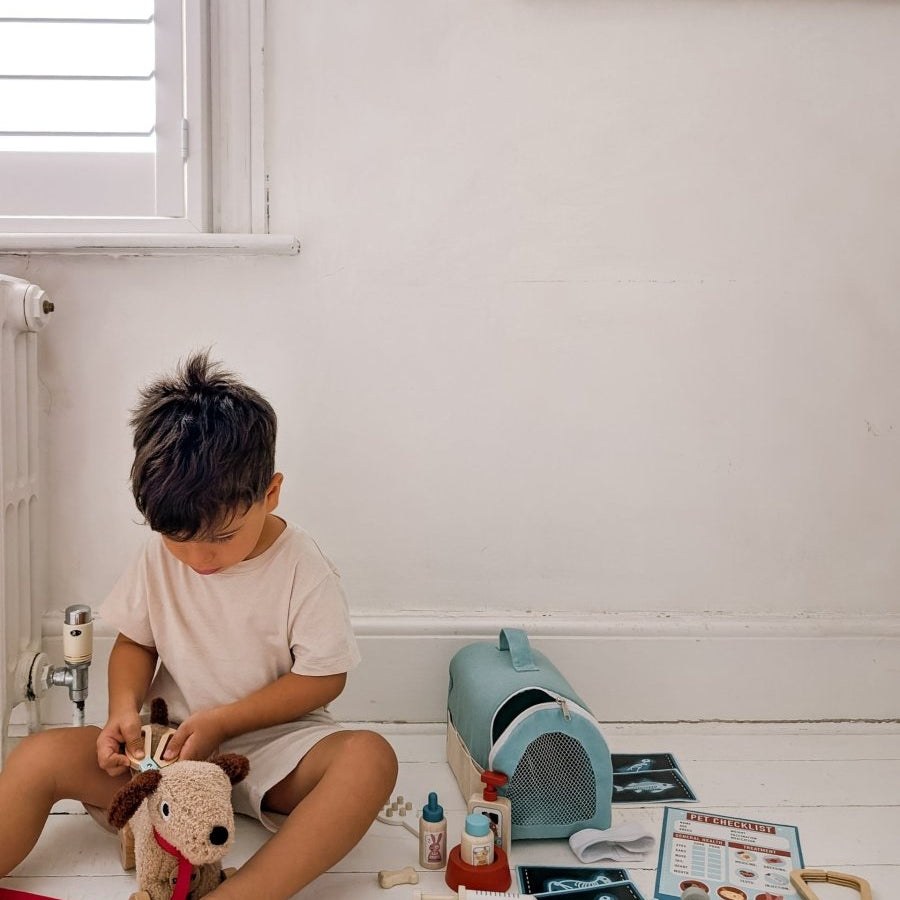Animal Rescue Vet Set – role play for children, available at Learning Bugs UK