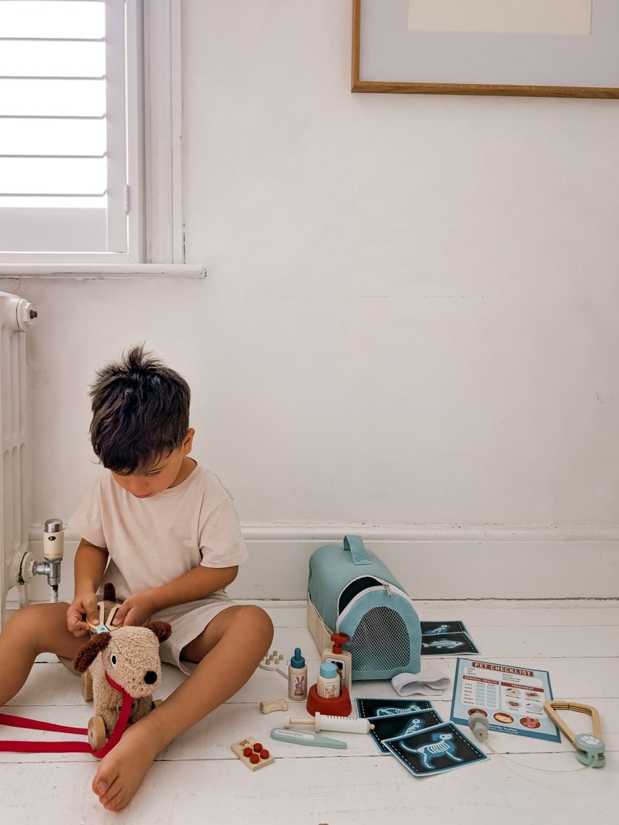 Animal Rescue Vet Set – role play for children, available at Learning Bugs UK