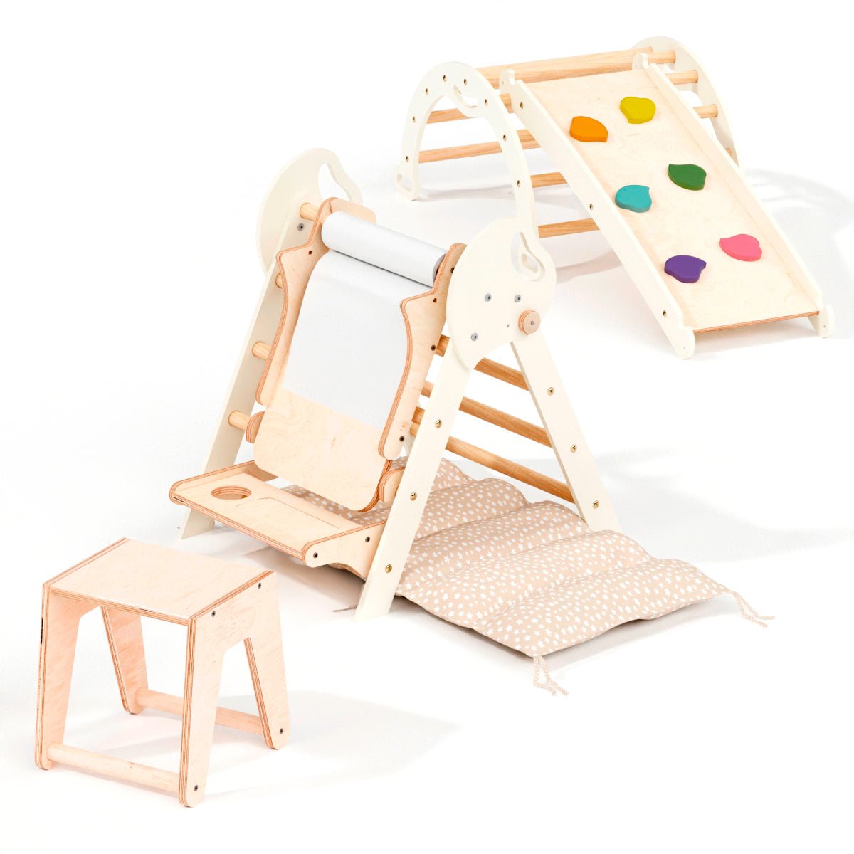 Goodevas 5 in 1 Montessori Climbing Frame – 5in1 Playsets for children, available at Learning Bugs UK