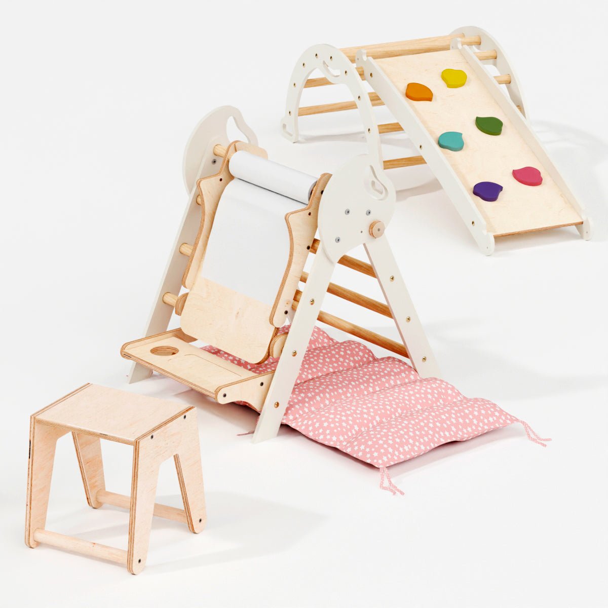 Goodevas 5 in 1 Montessori Climbing Frame – 5in1 Playsets for children, available at Learning Bugs UK