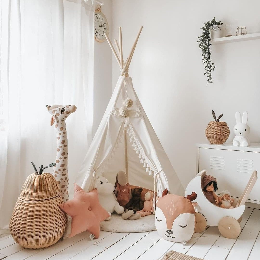 MINICAMP Boho Kids Teepee with Tassels – Teepees for children, available at Learning Bugs UK