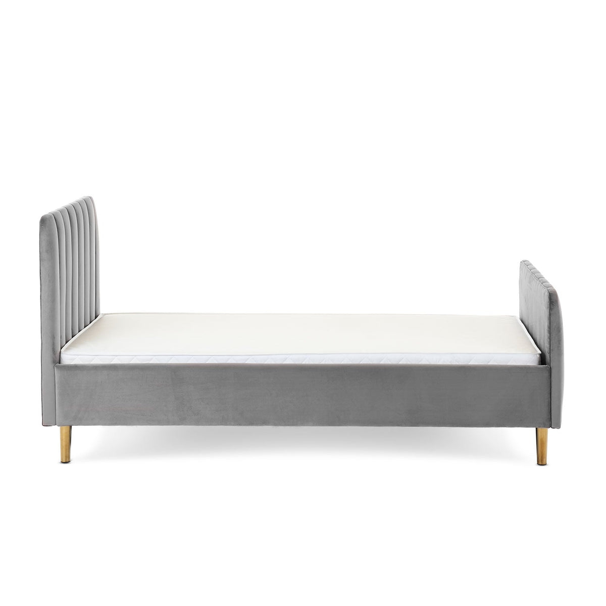 Obaby Gatsby Velvet Toddler Bed - Grey