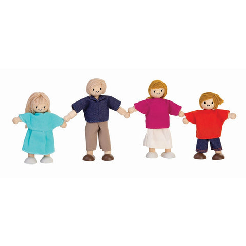 PlanToys Wooden Dolls House Family - European