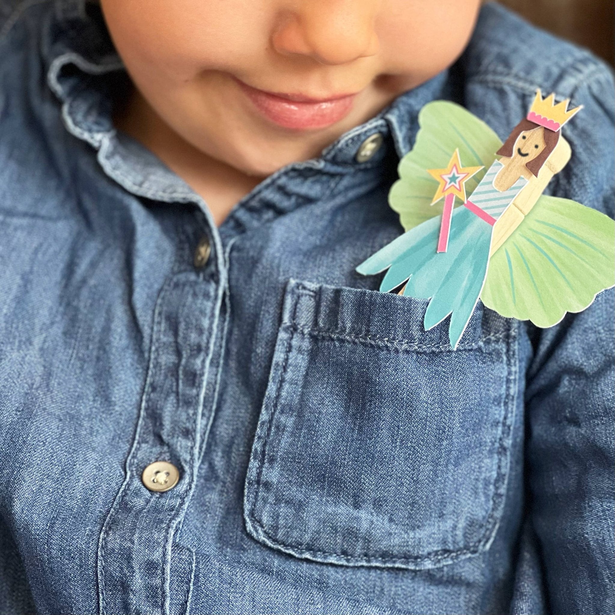 Buy Make Your Own Fairy Peg Doll | Art and Craft Box for kids by Learning Bugs UK