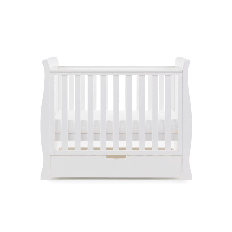 Obaby Stamford Space Saver Sleigh 2 Piece Room Set - White