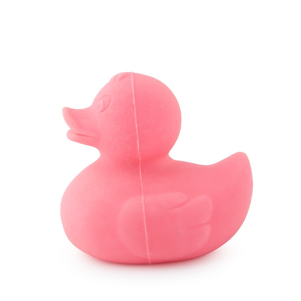 Oli & Carol Small Duck Pink Bath Toy – Bath Toys for children, available at Learning Bugs UK
