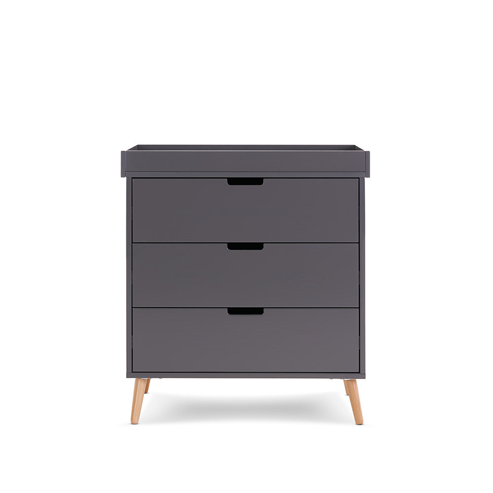Obaby Maya Mini 3 Piece Room Set - Slate With Natural