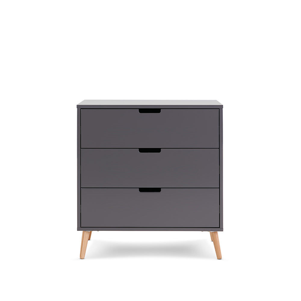 Obaby Maya Mini 3 Piece Room Set - Slate With Natural