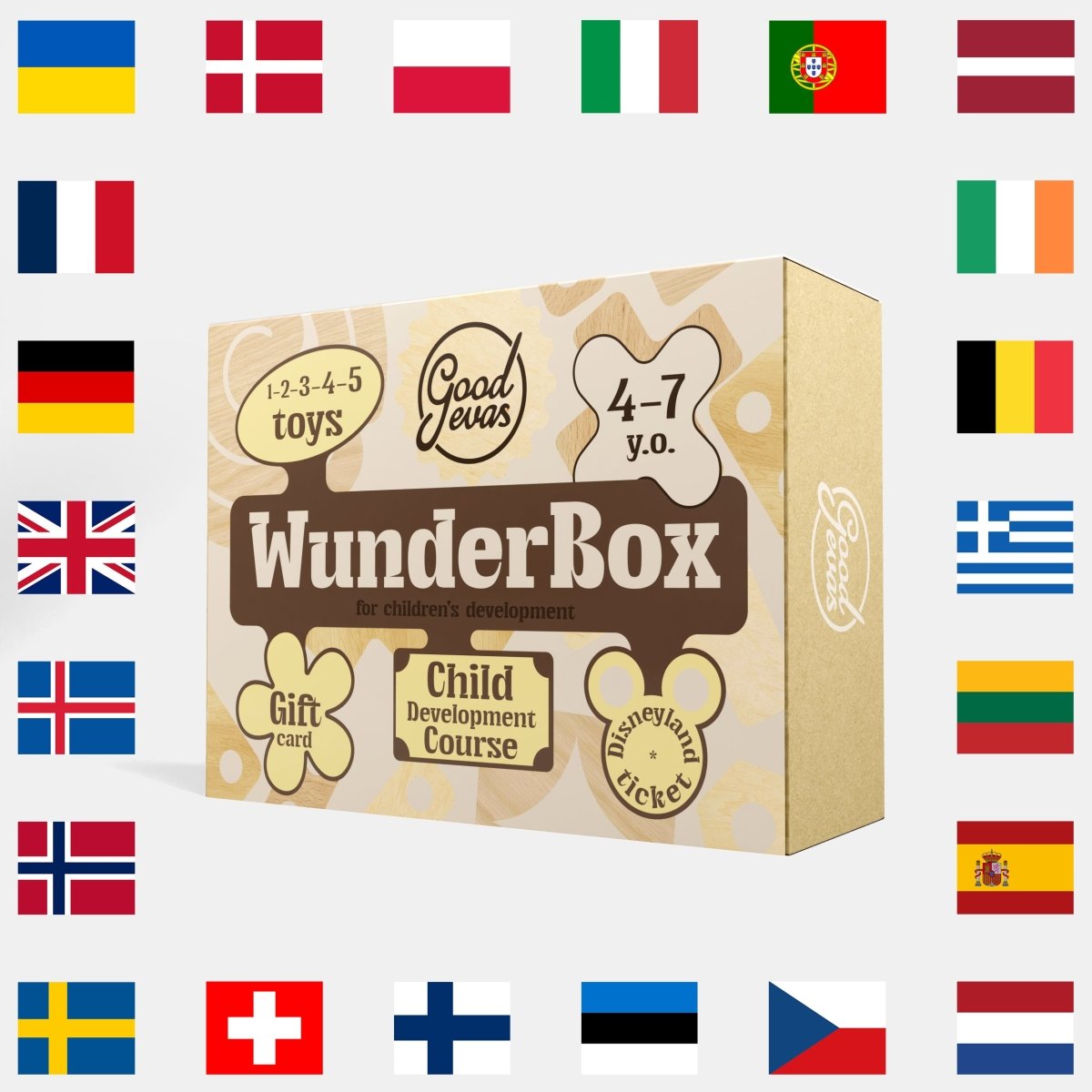 WunderBox 4 to 7 Years Old – Developmental Box – Educational Toy Set for children, available at Learning Bugs UK