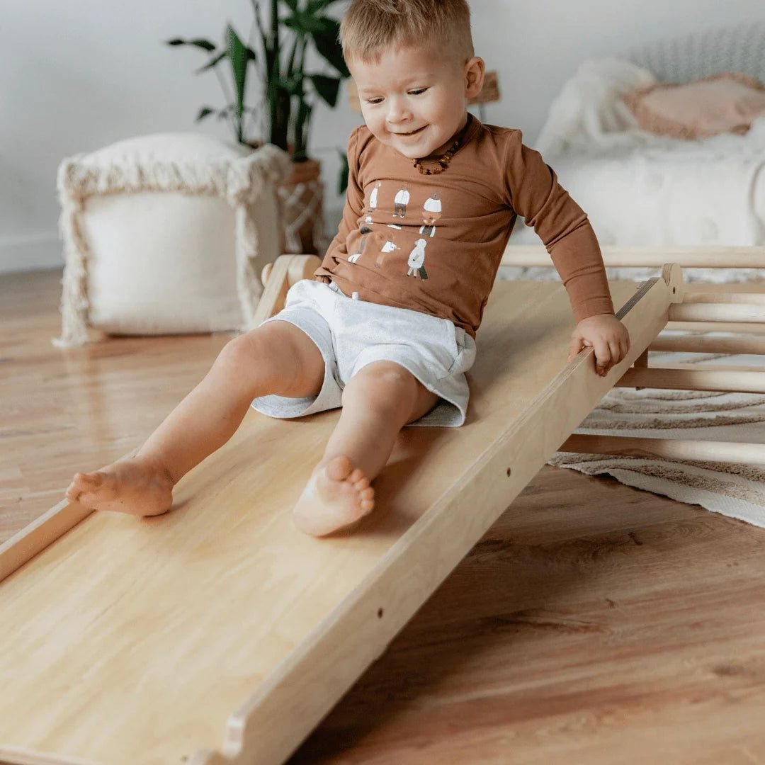 FIPITRI Pikler Triangle, 5 Segment Modifiable Climbing Frame – Climbing Frame for children, available at Learning Bugs UK