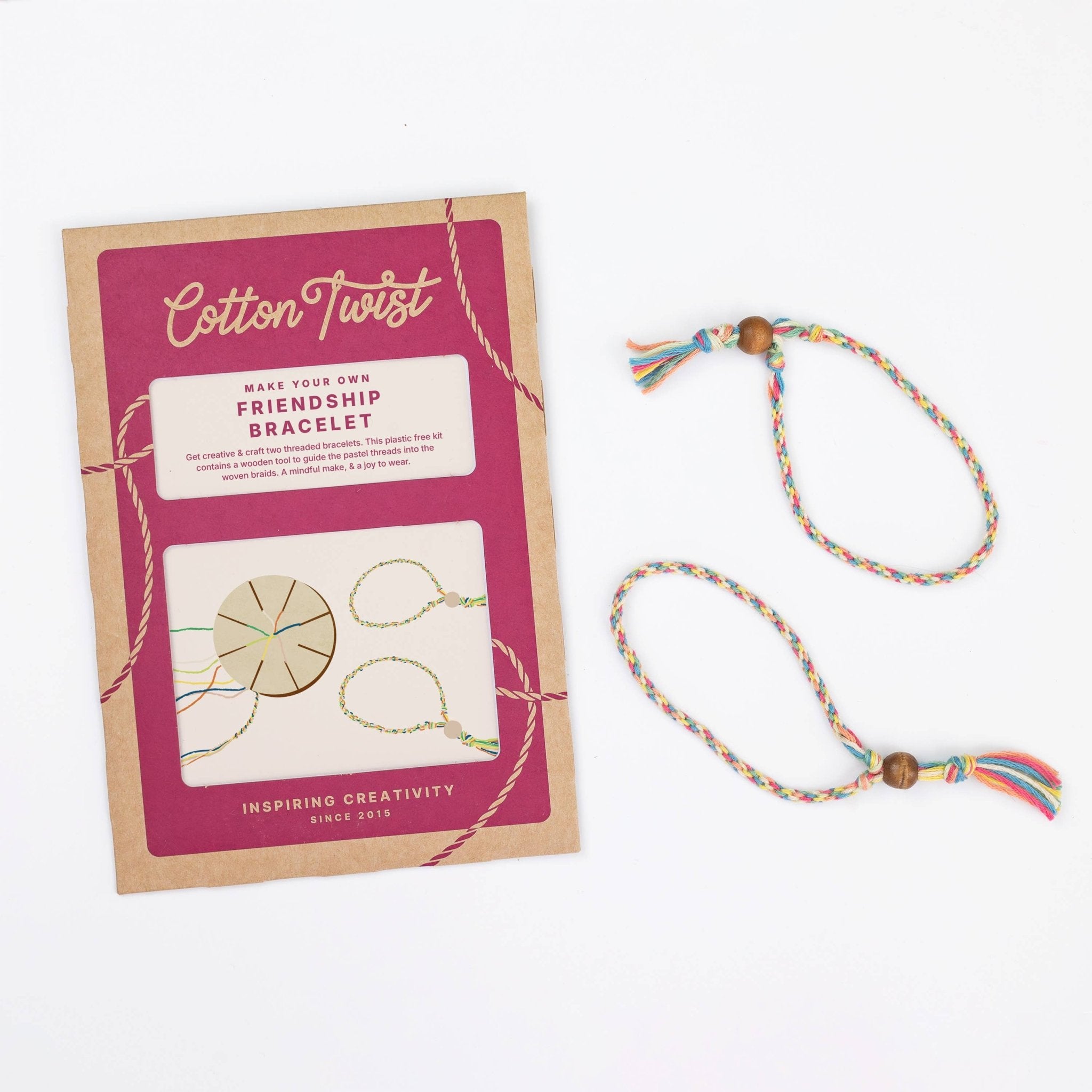 Buy Make Your Own Friendship Bracelet Kit | Art and Craft Box for kids by Learning Bugs UK