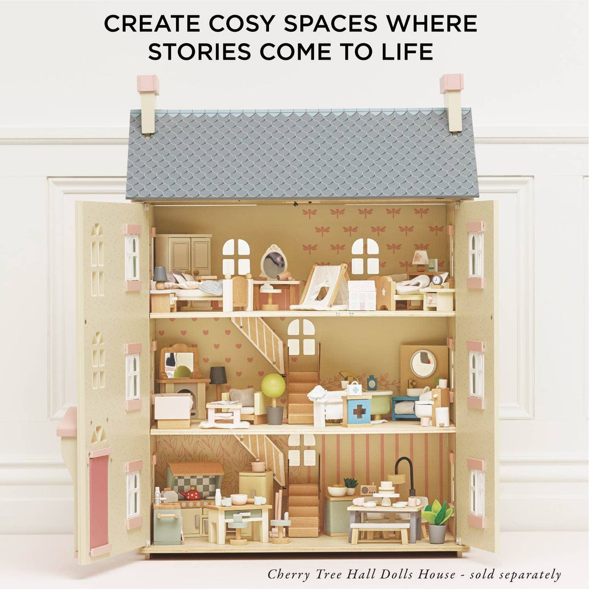 Le Toy Van Complete Dolls House Furniture Set, 35 pieces, photo 8 of 9