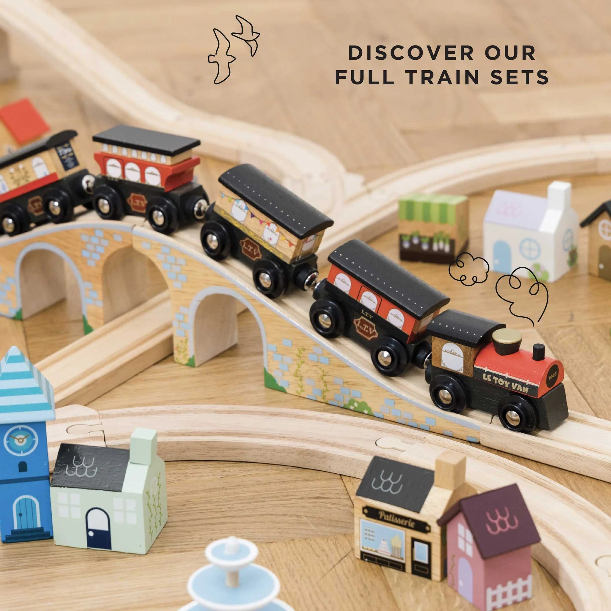 Le Toy Van - Royal Express Train & Carriages by Lauvely - Learning Bugs UK