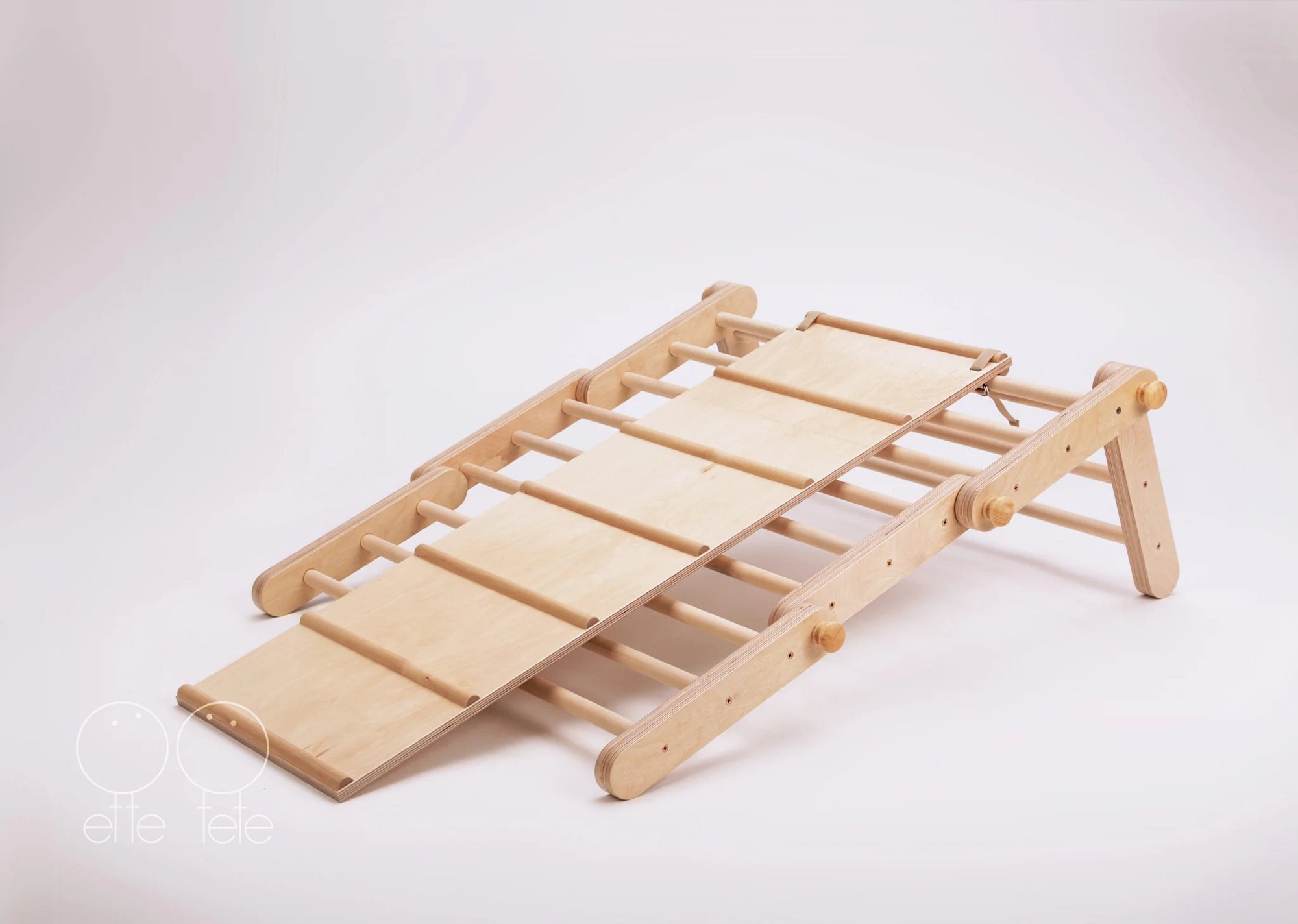 Modifiable Pikler Triangle With 1 Ramp by Ette Tete - Learning Bugs UK