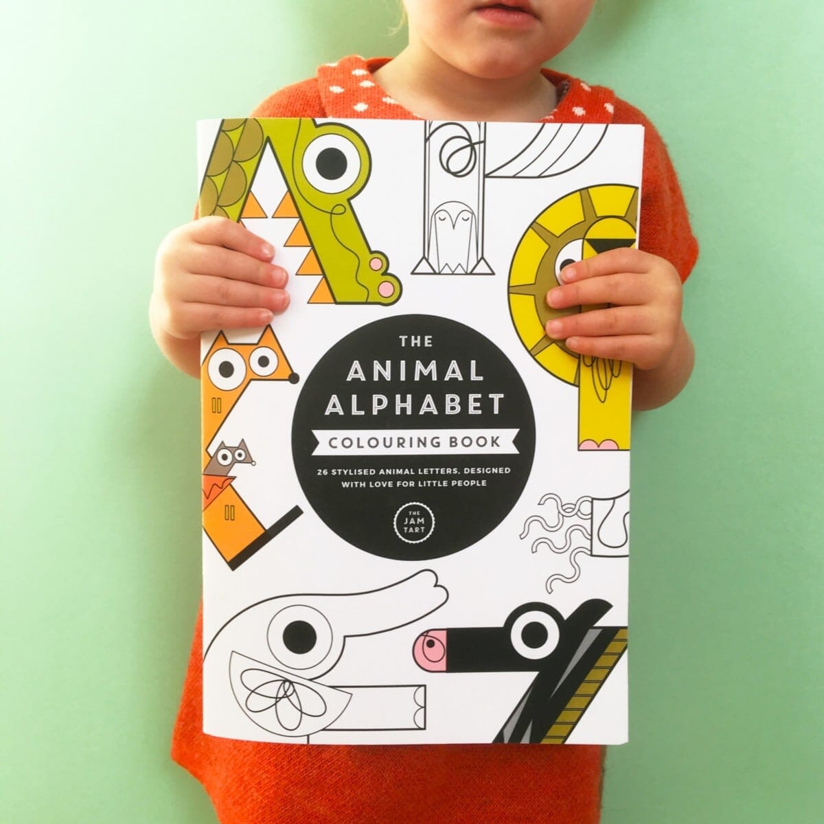 Alphabet Animal Colouring Book by The Jam Tart - Learning Bugs UK