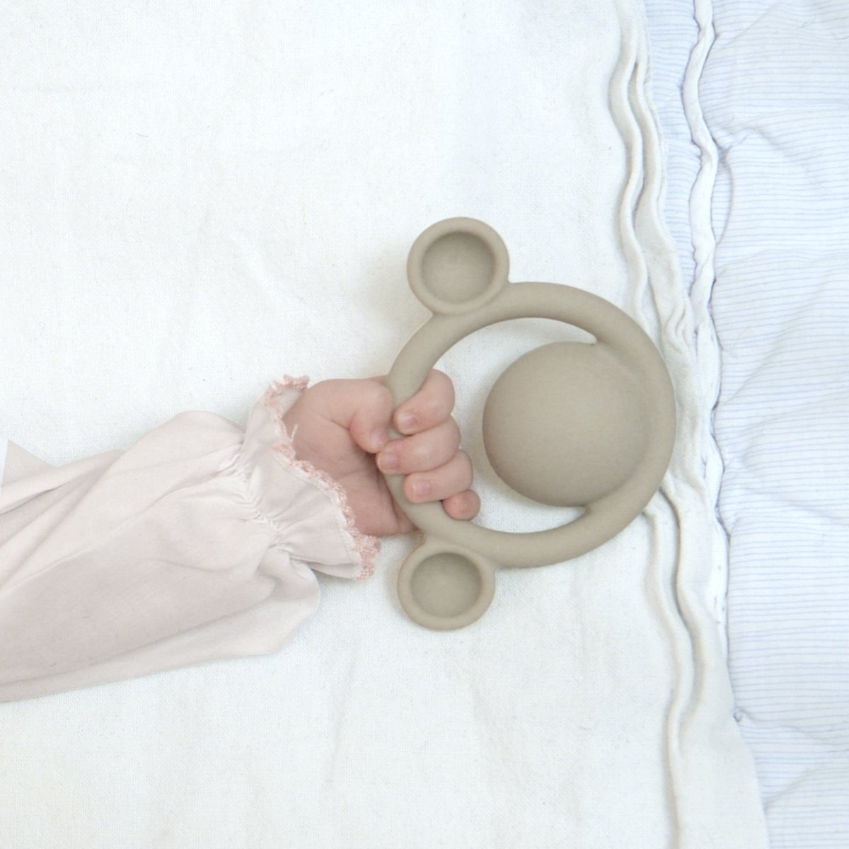 MOLUK Nigi, Nagi & Nogi Teether and Sensory Pastel Colour Set – Baby Teethers for children, available at Learning Bugs UK