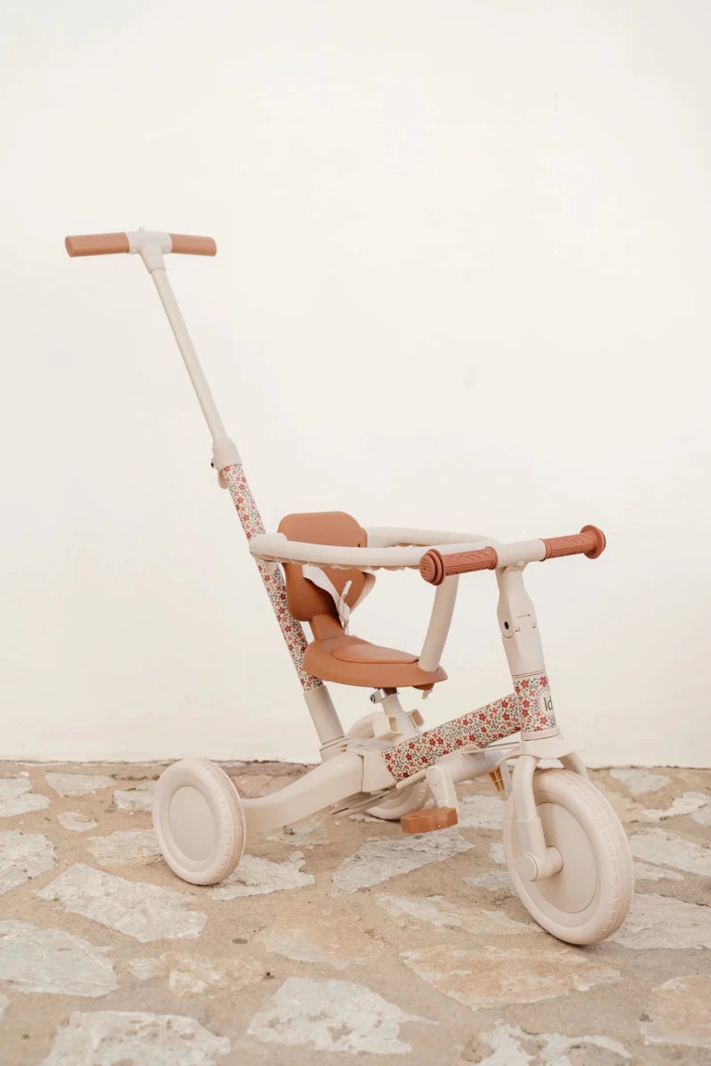 Little Dutch 4 in 1 Trike with Push Bar - Off White – Trikes for children, available at Learning Bugs UK