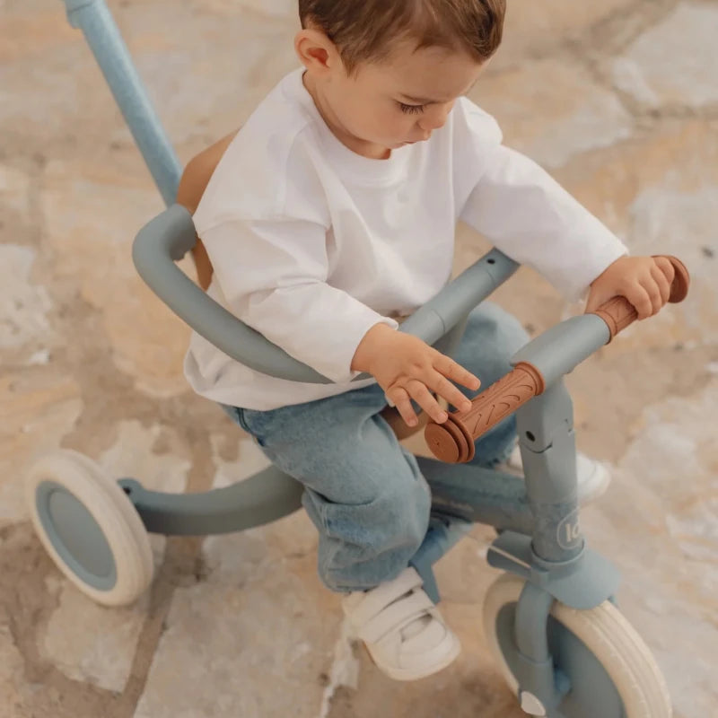 Little Dutch 4 in 1 Trike with Push Bar - Blue – Trikes for children, available at Learning Bugs UK
