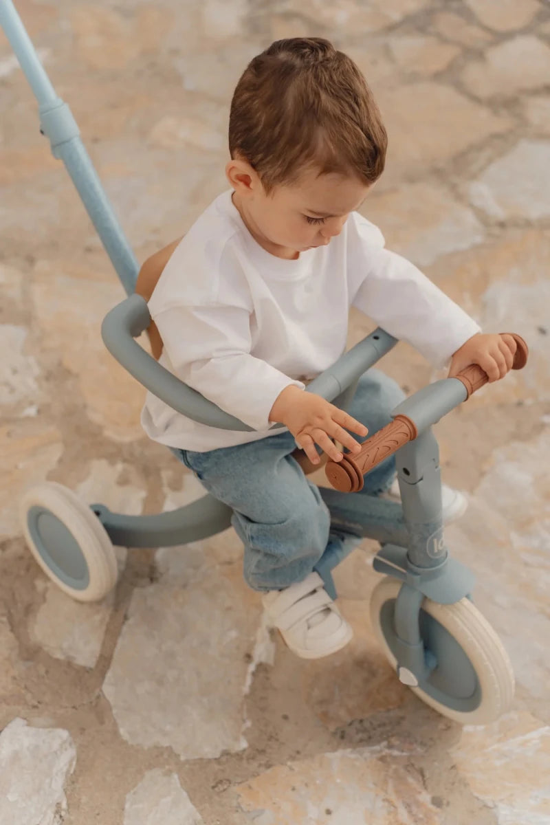 Little Dutch 4 in 1 Trike with Push Bar - Blue – Trikes for children, available at Learning Bugs UK
