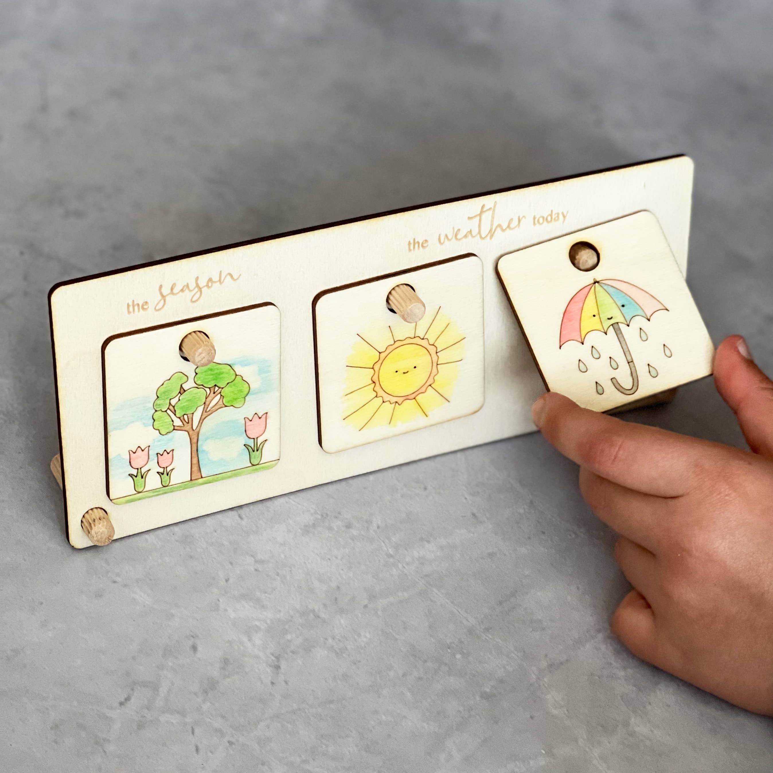 Buy Make Your Own Weather Chart | Art and Craft Box for kids by Learning Bugs UK