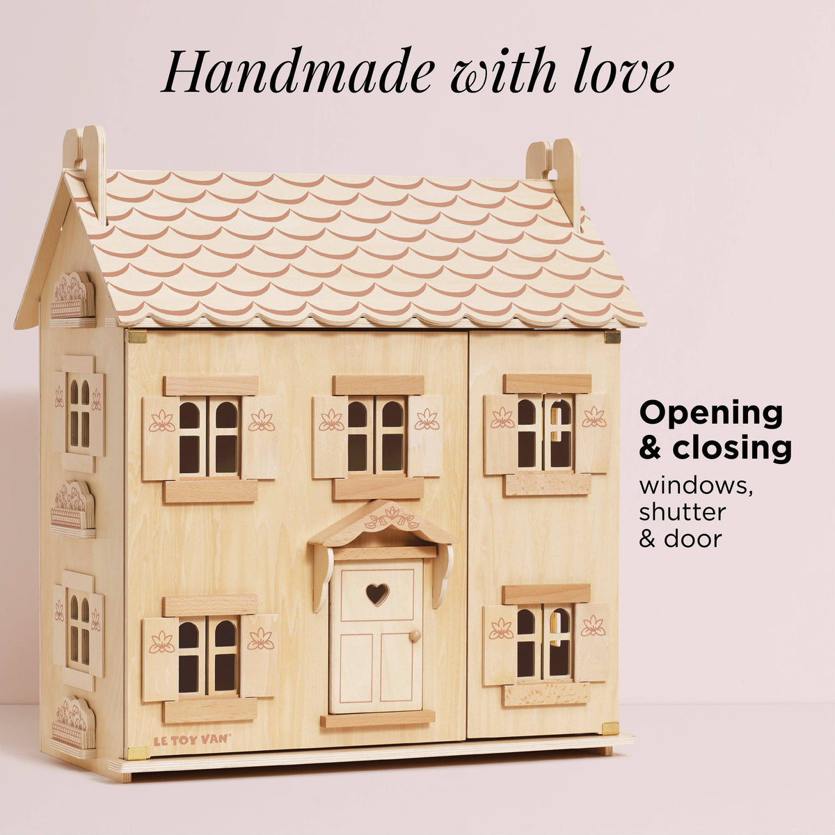 Le Toy Van Marie's Natural Wood dolls house, photo 3 of 11