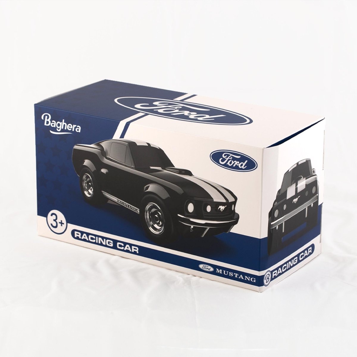Ford Mustang Racing Car Black Toy Car – Licensed Toy Vehicles for children, available at Learning Bugs UK