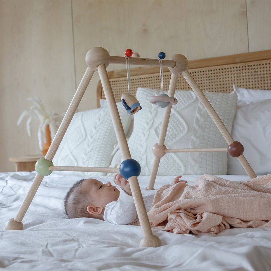 PlanToys Baby Gym (Orchard) – Baby Activity Toy for children, available at Learning Bugs UK