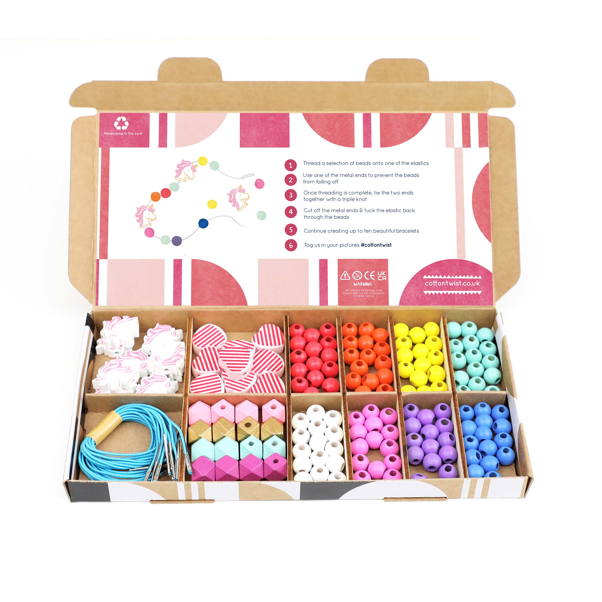 Unicorn & Heart Bracelet Making Kit