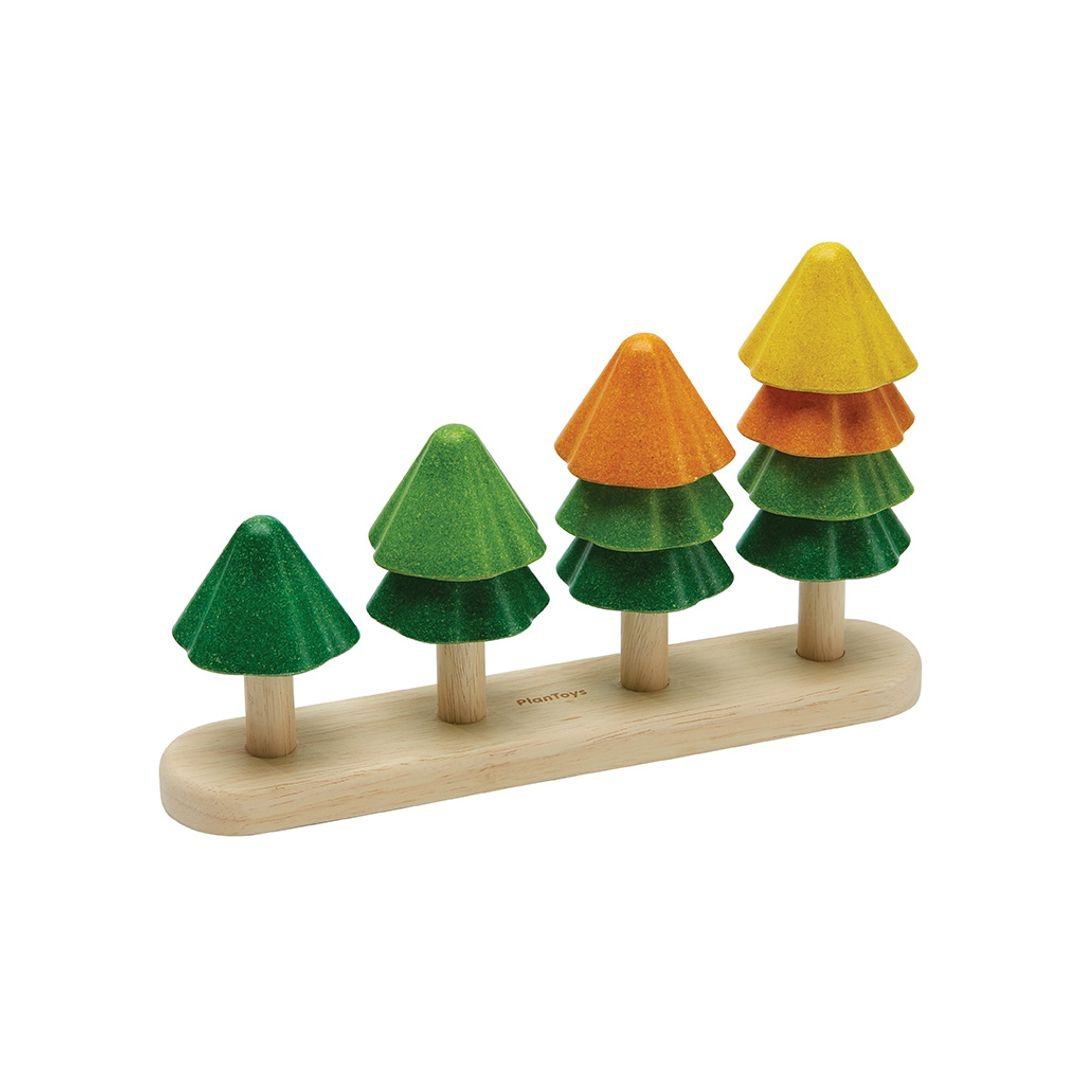 PlanToys Sort & Count Tree – Stacking & Sorting Toys for children, available at Learning Bugs UK