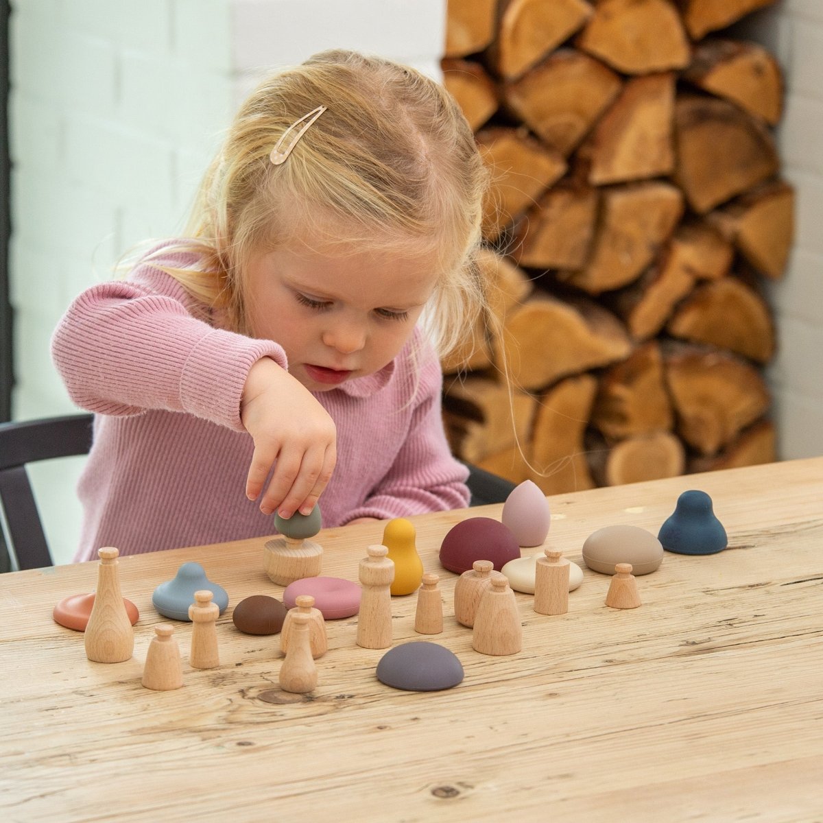 SiliSoft® Woodland Mushroom Set (Earth) – Baby Toys & Activity Equipment for children, available at Learning Bugs UK