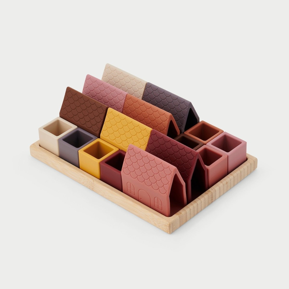 SiliSoft® Village Blocks (Earth) – Baby Toys & Activity Equipment for children, available at Learning Bugs UK