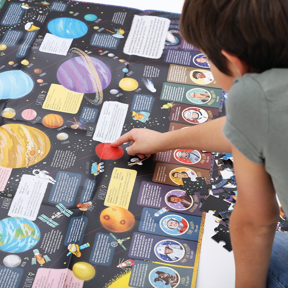 Banana Panda Suuuper Size Puzzle Solar System – Big Kids’ Puzzles for children, available at Learning Bugs UK