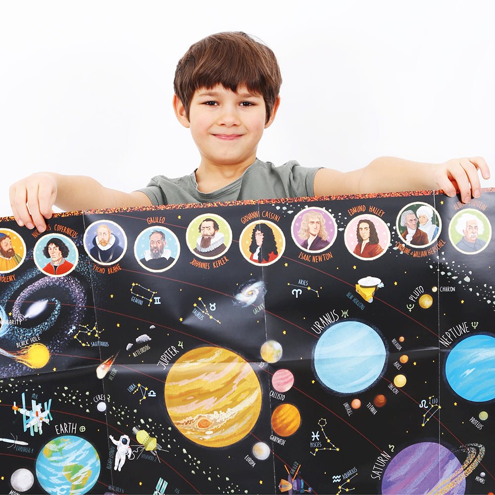 Banana Panda Suuuper Size Puzzle Solar System – Big Kids’ Puzzles for children, available at Learning Bugs UK