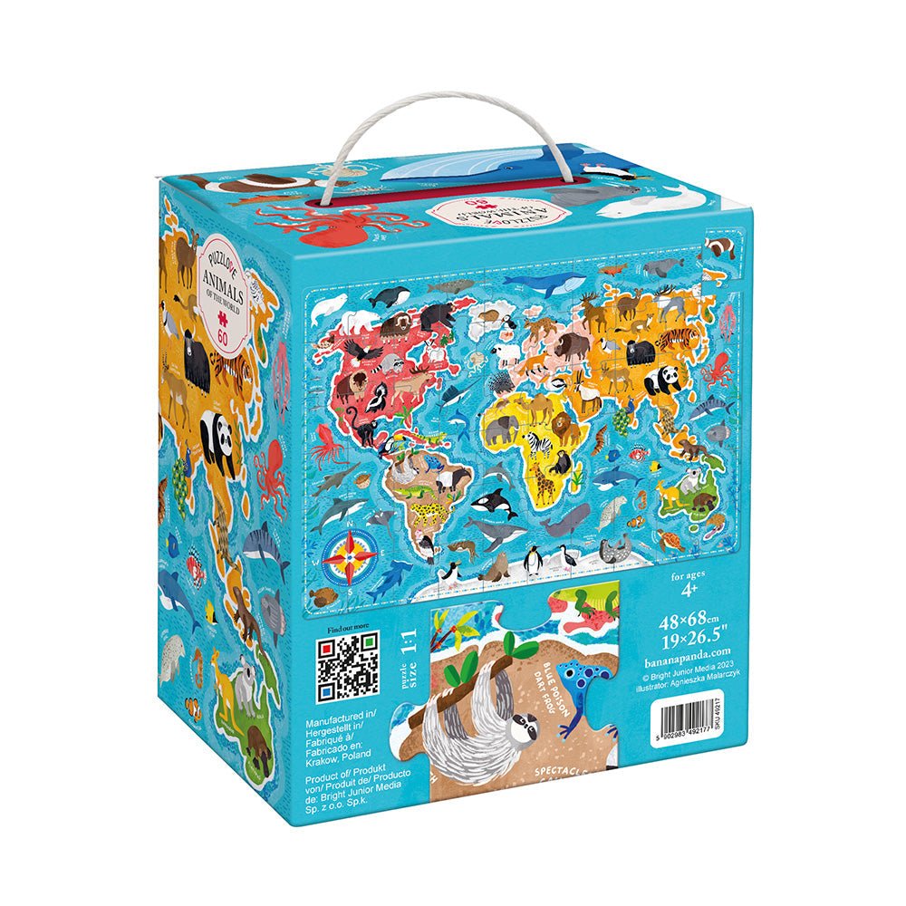 Banana Panda Puzzlove Animals Around the World – Early Years Puzzles for children, available at Learning Bugs UK