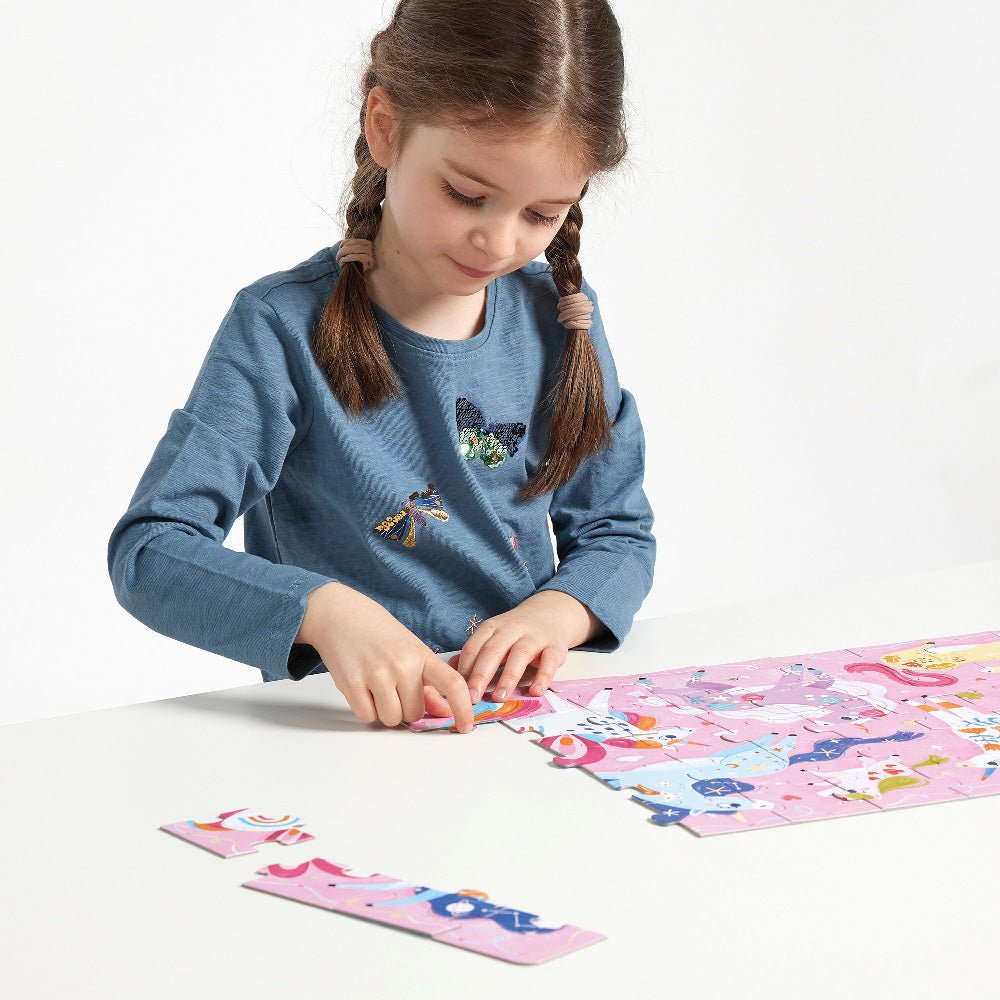 Banana Panda I Love Unicorns Puzzle – Early Years Puzzles for children, available at Learning Bugs UK