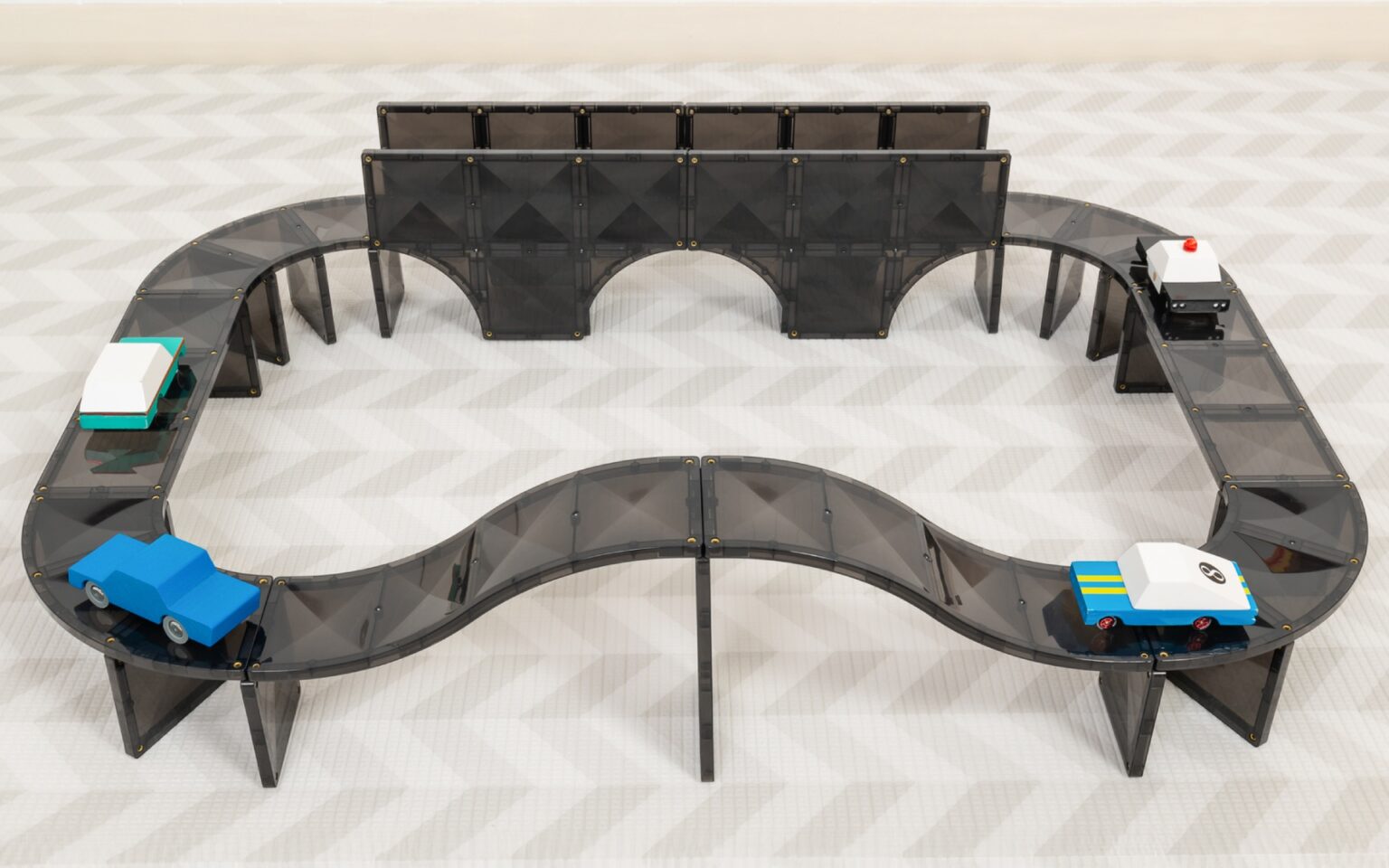 NEW IN: CONNETIX - Creative Roads Pack 48 pc by Connetix - Learning Bugs UK