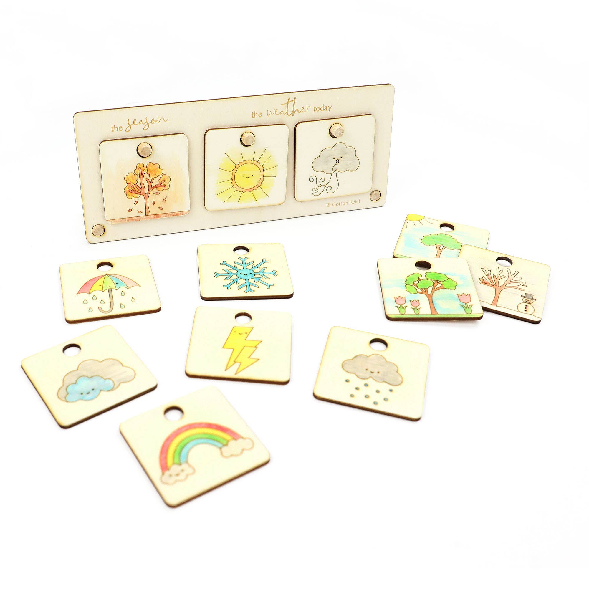 Buy Make Your Own Weather Chart | Art and Craft Box for kids by Learning Bugs UK