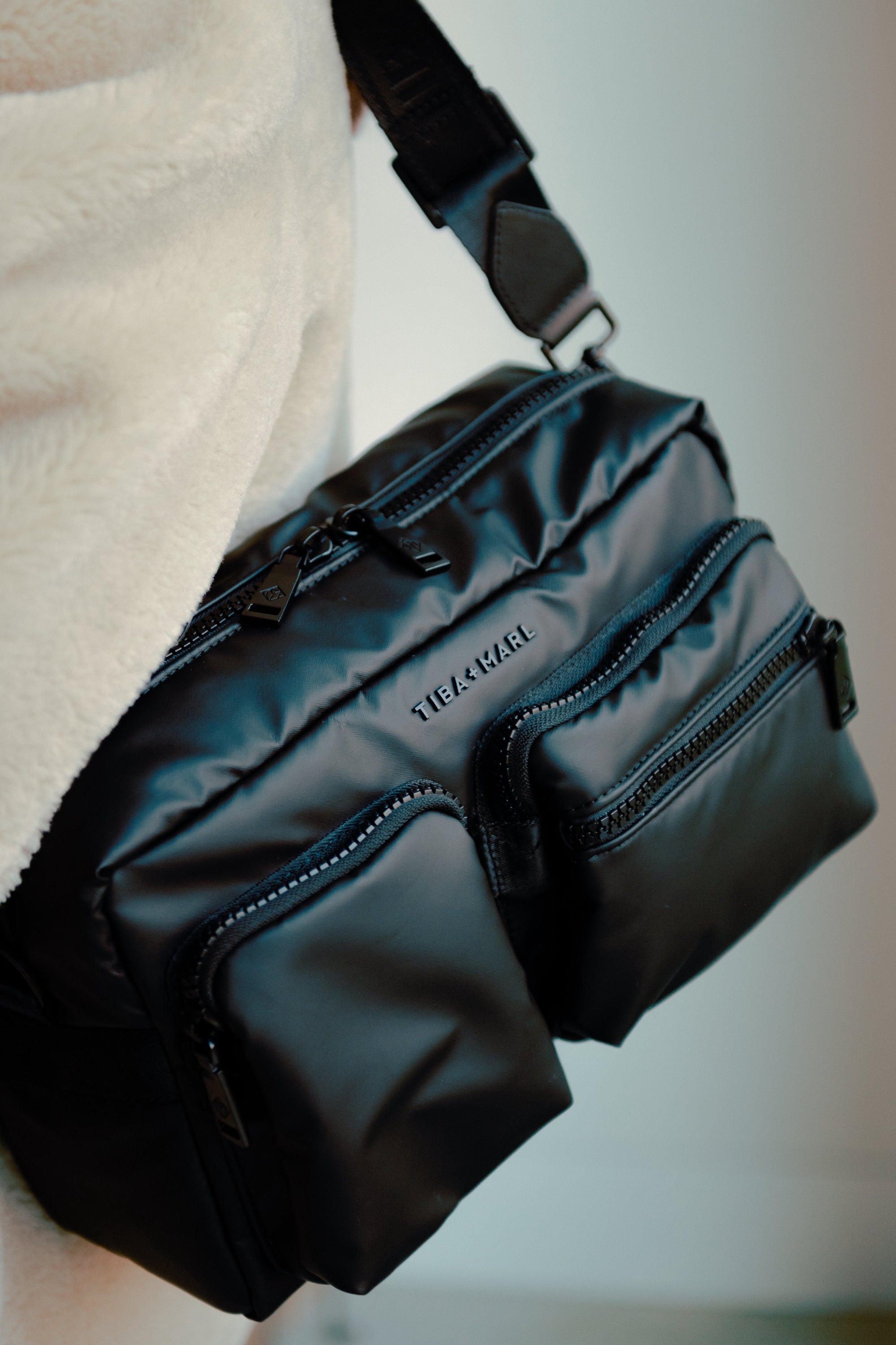 Axel Buggy Organiser / Changing Bag Matte Black