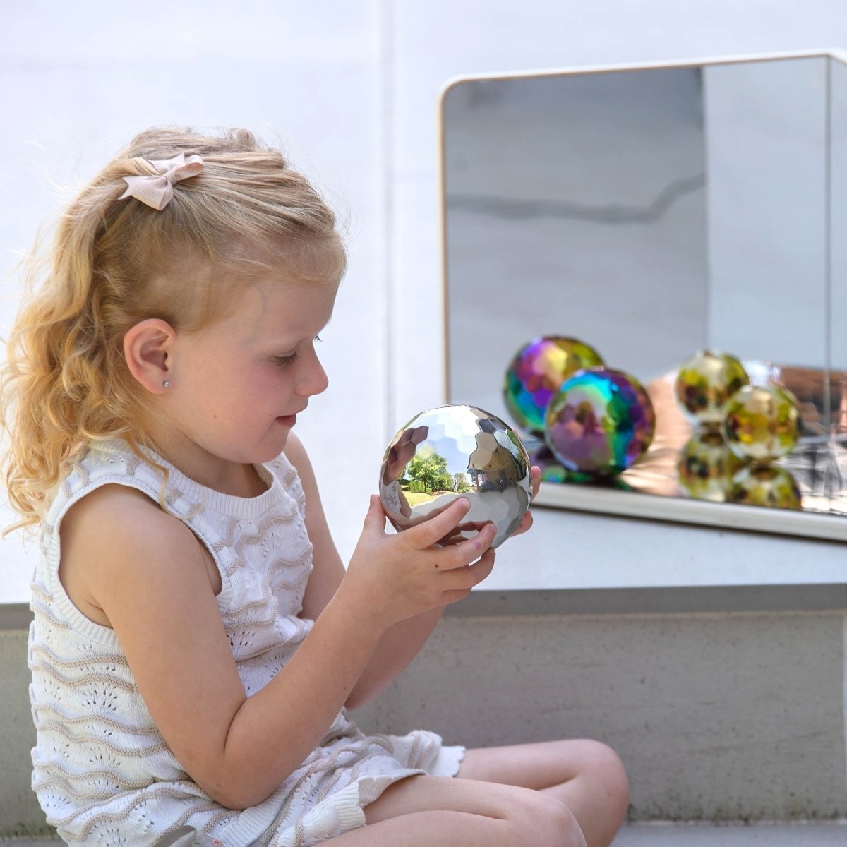 Sensory Steel Mosaic Mystery Balls – Baby Toys & Activity Equipment for children, available at Learning Bugs UK