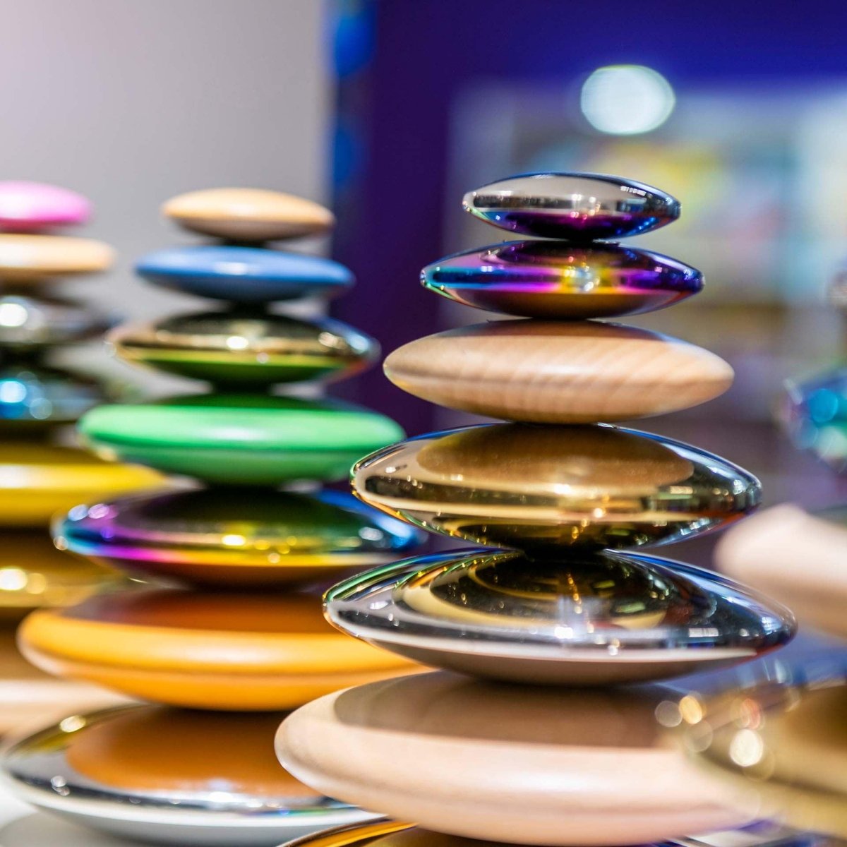 Sensory Steel Silver Buttons – Baby Toys & Activity Equipment for children, available at Learning Bugs UK