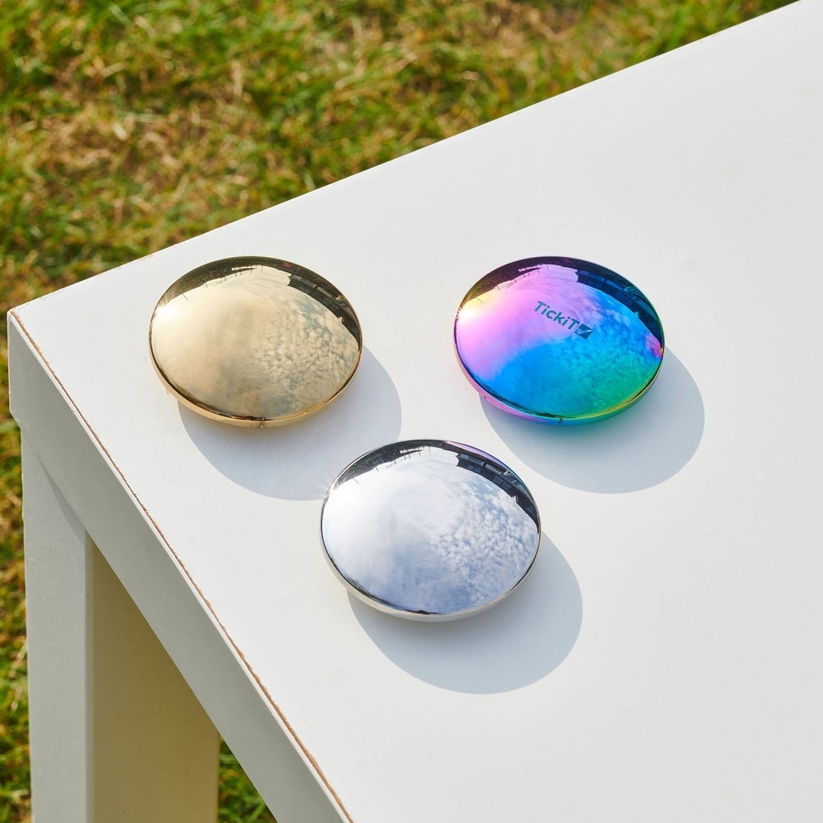 Sensory Steel Sound Buttons – Baby Toys & Activity Equipment for children, available at Learning Bugs UK